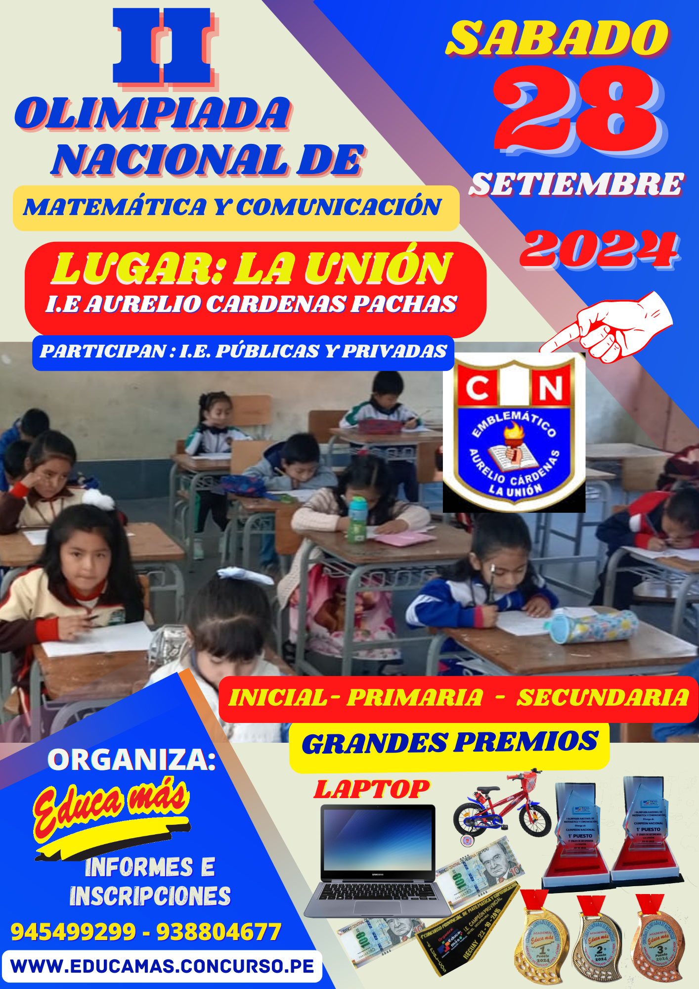 II OLIMPIADA NACIONAL DE MATEMÁTICA Y COMUNICACIÓN