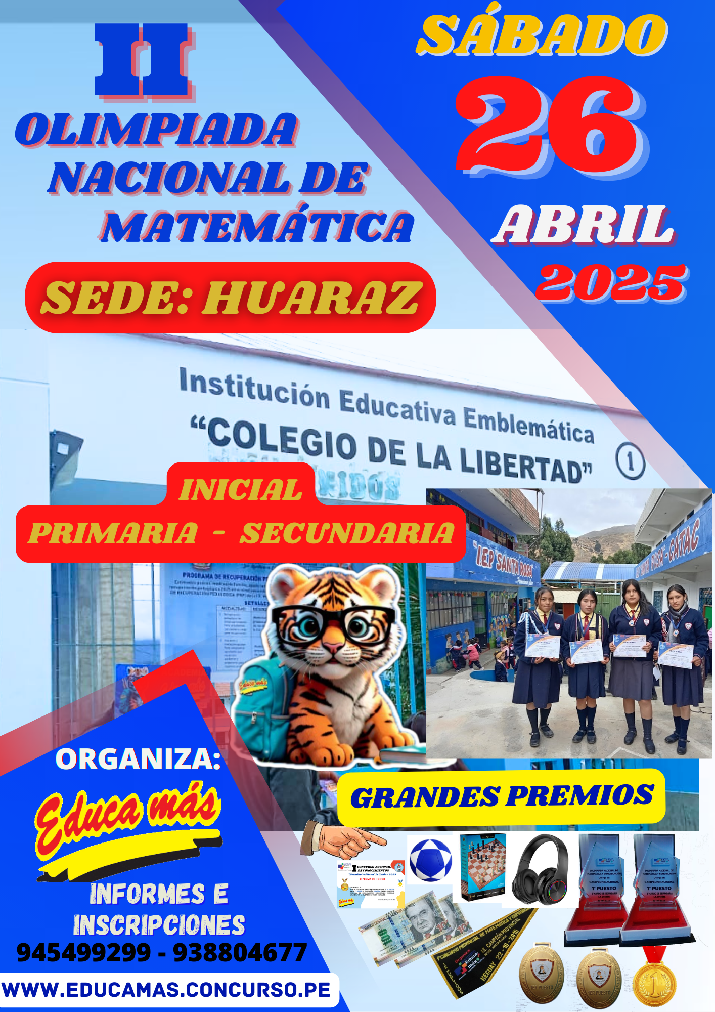 2° OLIMPIADA NACIONAL DE MATEMÁTICA HUARAZ-2025