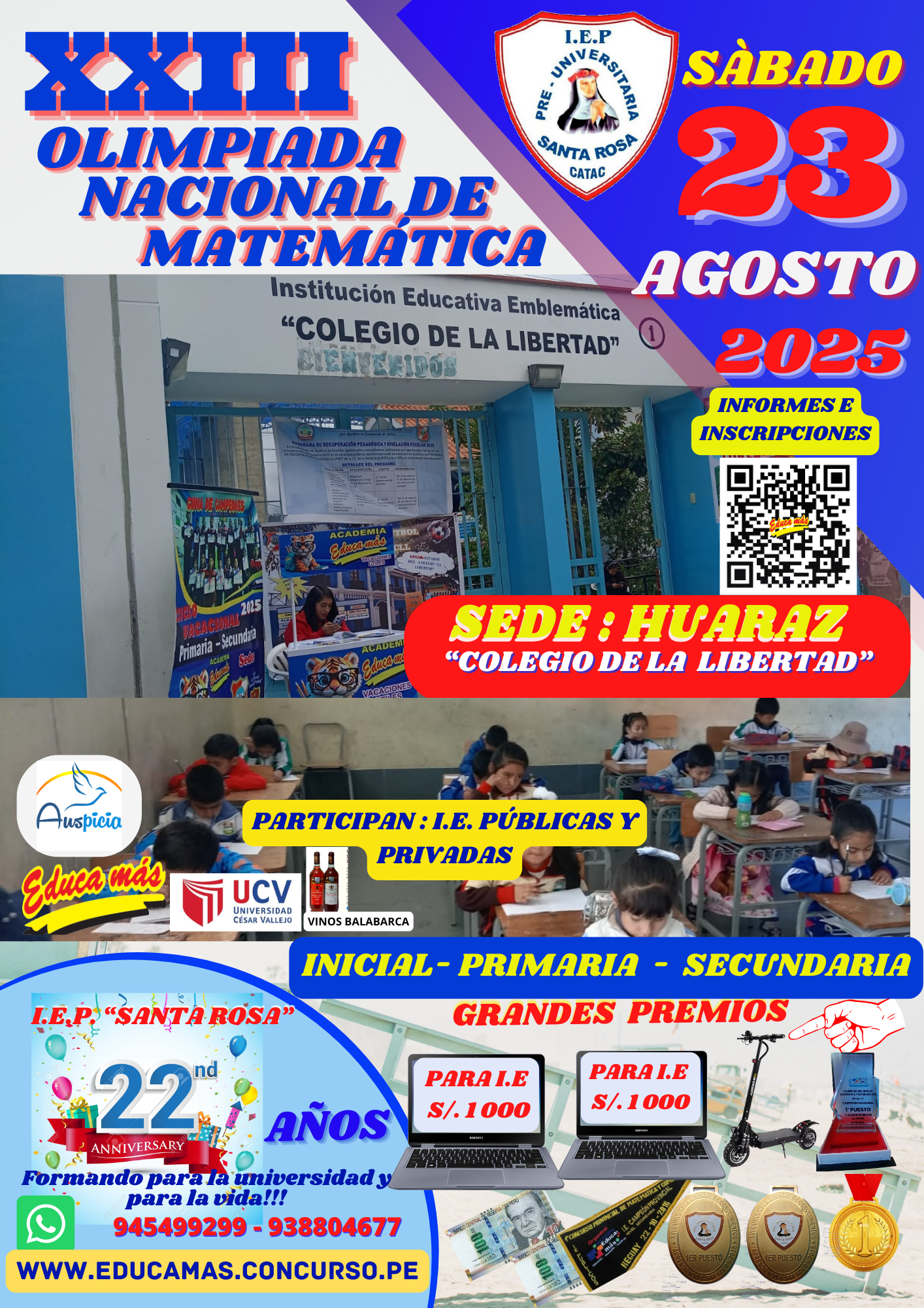 XXIII OLIMPIADA NACIONAL DE MATEMÁTICA