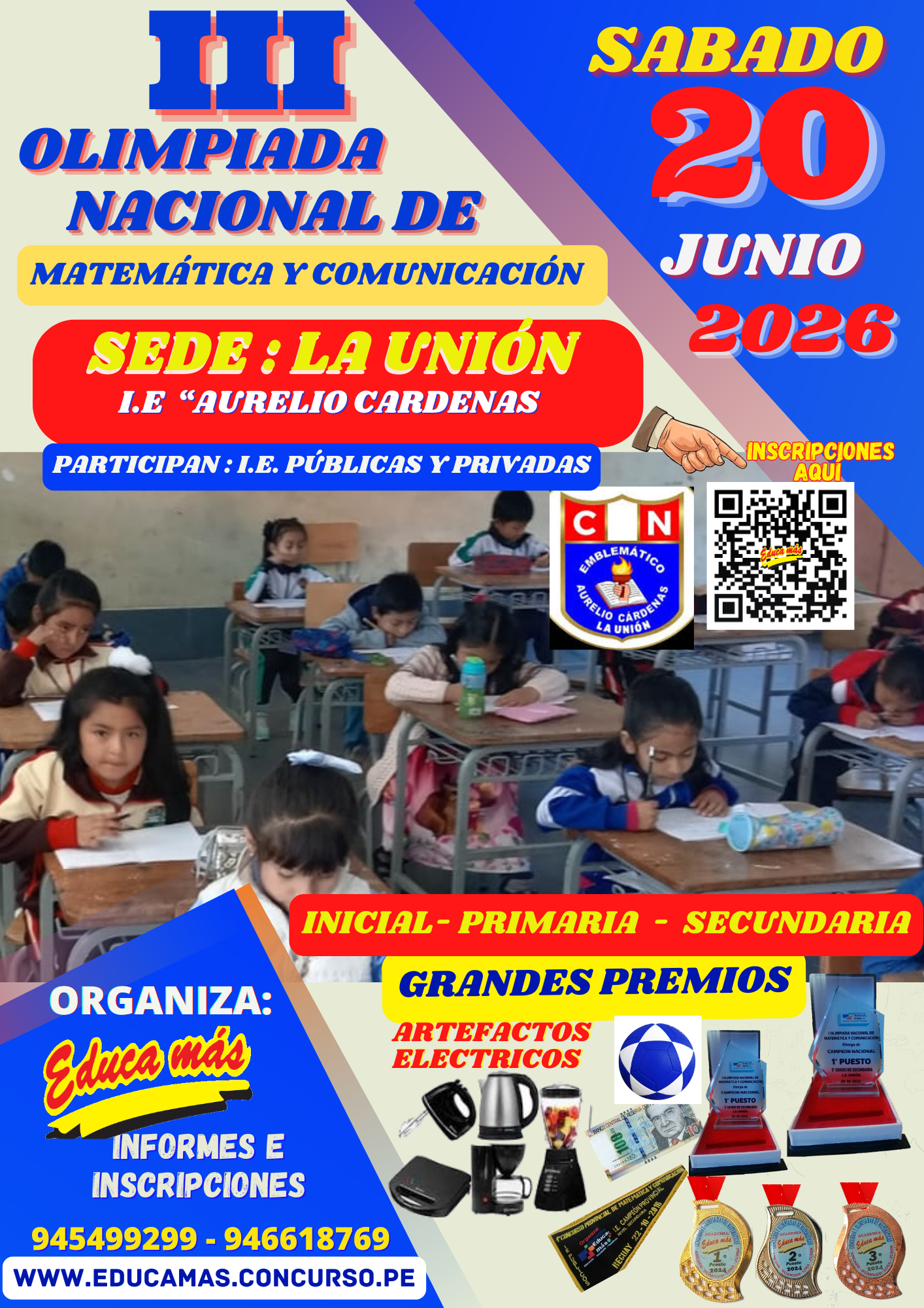III OLIMPIADA NACIONAL DE MATEMÁTICA Y COMUNICACIÓN 