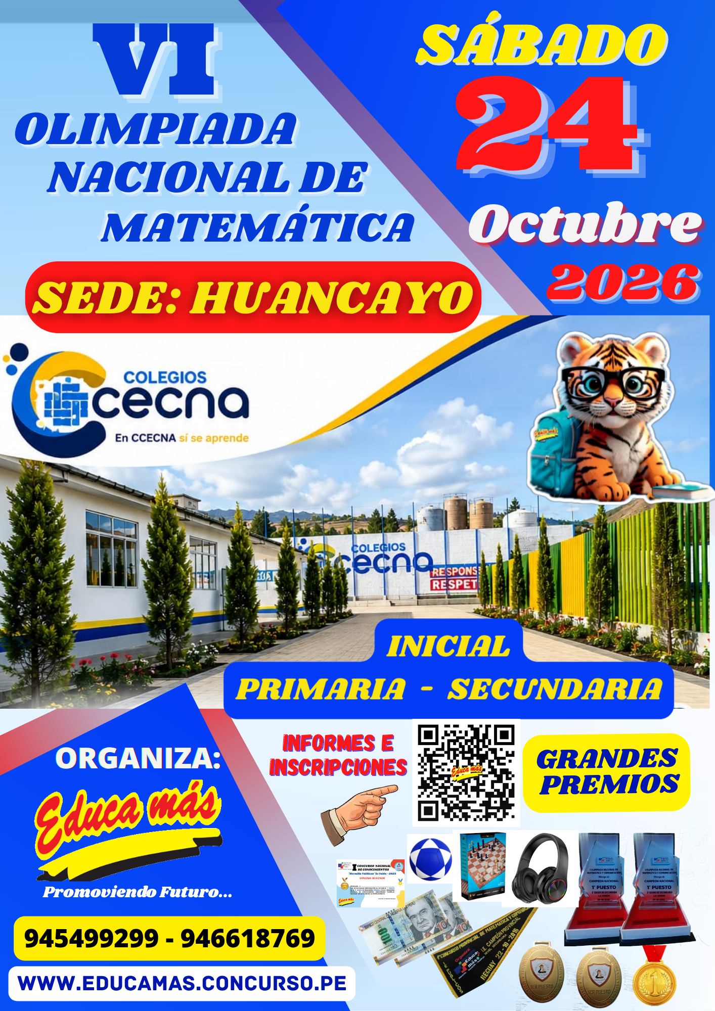 VI OLIMPIADA NACIONAL DE MATEMÁTICA-HUANCAYO - 2026