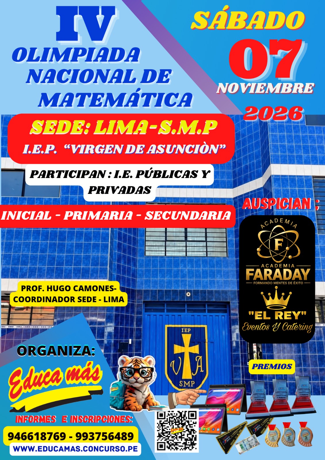4ª OLIMPIADA NACIONAL DE MATEMÁTICA-LIMA – S.M.P - 2026